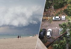 Силна гръмотевична буря връхлита района на Бургас и СредецОчакваме значителни