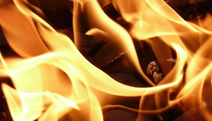 Малко преди да се видят пламъците, от района са излезли група деца