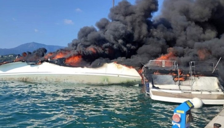 Противопожарната служба на Гърция e реагирала бързо