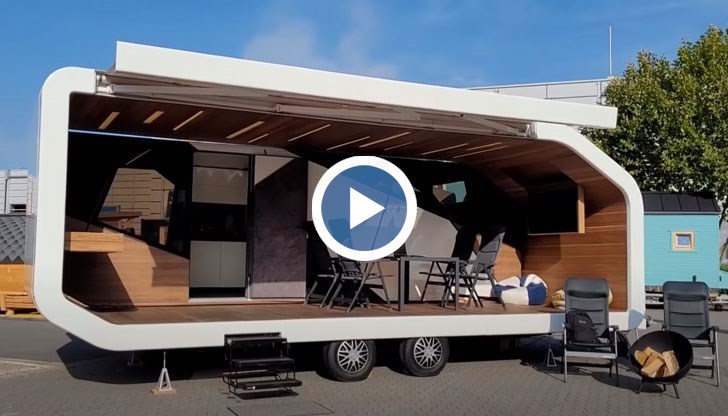 Българската мобилна къща Вая е уникален и единствен по рода си в света проект