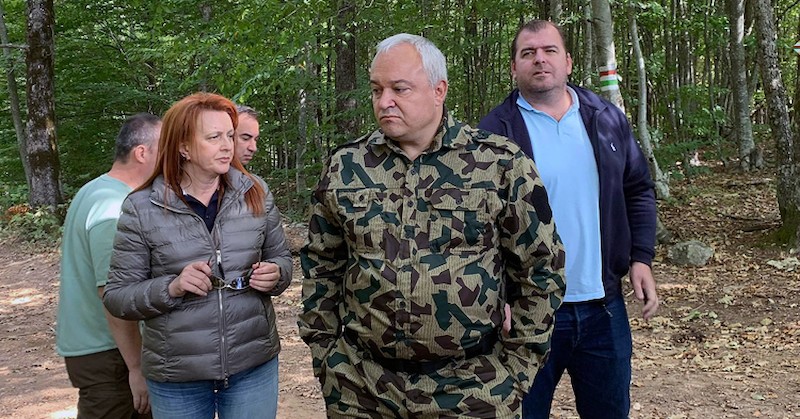 Горските пътища в района на Странджа, които са трудно проходими,