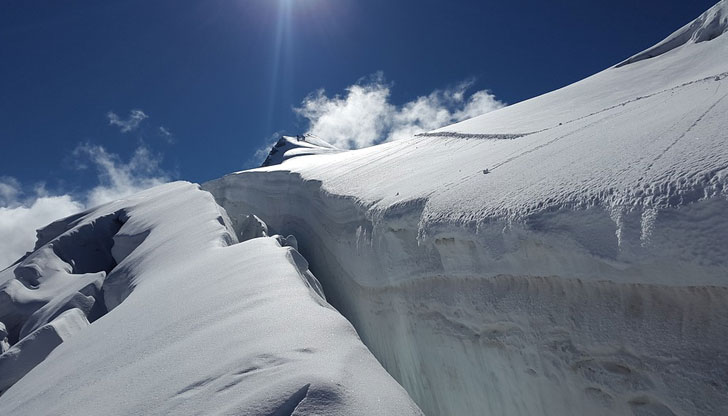 Всички рекорди за топене на лед са счупениЛедниците в Швейцария