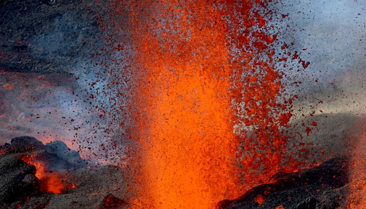 Питон дьо ла Фурнез е изригвал за последно на 22