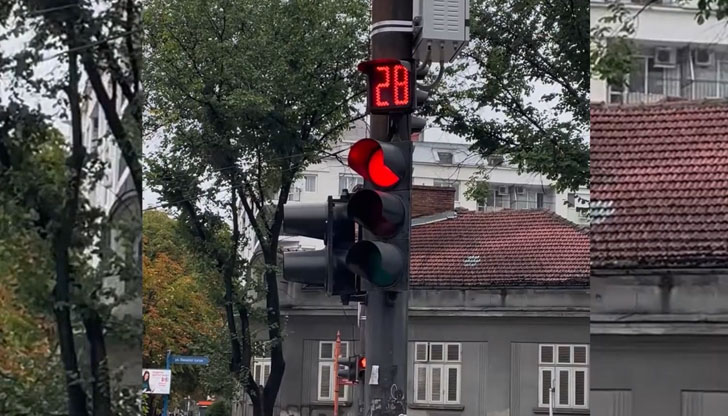 Това е най-бързият секундарник на светофар в градаМного от светофарните
