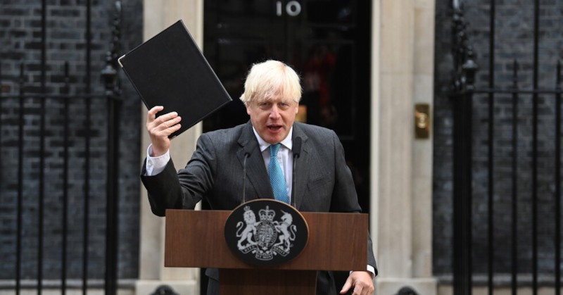 Край, приятели, каза Джонсън в последната си речВ последната си