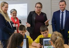 В ОУ Никола Обретенов деца демонстрираха приложението на новите технологии