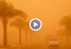 Явлението е известно още като хабубПясъчна буря разразила се внезапно