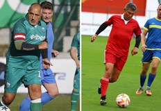 Бившият премиер е с номер 13Ветераните на Витоша с централен нападател