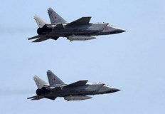 Изтребителите Миг 31К са способни да изстрелват балистични ракети на разстояние 2000 кмРусия прати