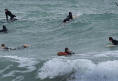 Десетки облякоха неопреновите костюми и грабнаха сърфаСърфистите са особена порода