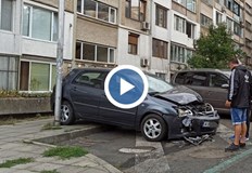 Според очевидци младият шофьор е бил видимо неадекватенОтново инцидент на пътя с