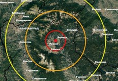 Трусът е усетен в 17 08 часаЗеметресение с магнитуд 2 6 по Рихтер е регистрирано днес