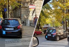 Не е ясно къде се намира инструкторътУчебен автомобил брандиран с