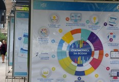 Изложбата е реализирана на площад Свобода пред Съдебната палатаДо 31 октомври