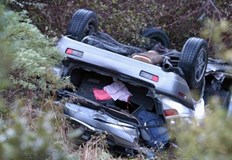 Свидетели на катастрофата са били полицейски служители от КаолиновоНеправоспособен шофьор