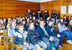 Служители на Областно звено Охрана запознаха младежите с правилата за