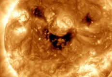 Снимката е публикувана в акаунта на NASA Sun в TwitterОбсерваторията