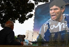 Стенописът е дело на аржентински художникОгромната рисунка украси Буенос Айрес за