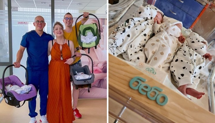 Тризнаците се родиха, след като родителите им се борили години за дете Тризнаците се родиха, след като родителите им се борили години за дете