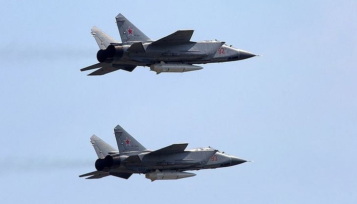 Изтребителите Миг-31К са способни да изстрелват балистични ракети на разстояние 2000 км