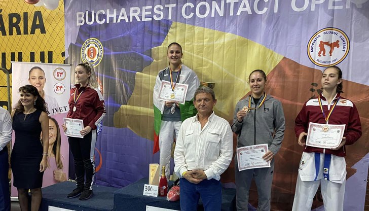 Олимпийската ни шампионка в каратето спечели титлите в категория "кумите" до 55 кг и Open