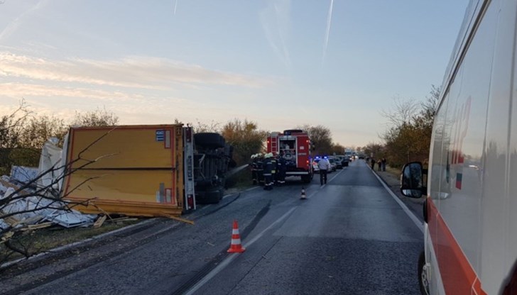 Инцидентът е в района между село Поликраище и разклона за село Първомайци