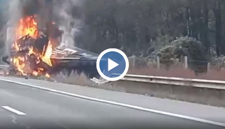 Камионът е напуснал пътното платно