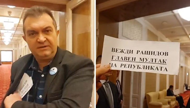 Влязохме в парламента и с подарък за председателя на Народното събрание, заяви Георги Георгиев от гражданското движение