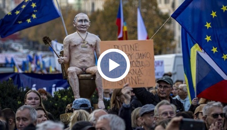 Сред ораторите на митинга беше и Олена Зеленска​