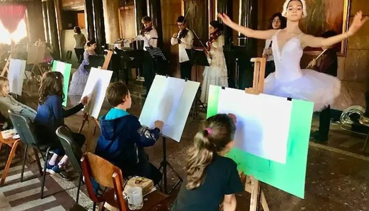 Децата черпиха вдъхновение от музиката