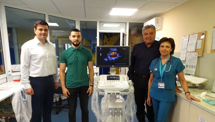 Отделението по педиатрия получи ултразвукова система за педиатрична диагностика