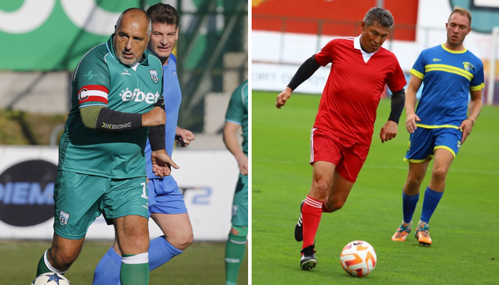 Бившият премиер е с номер 13Ветераните на Витоша, с централен нападател