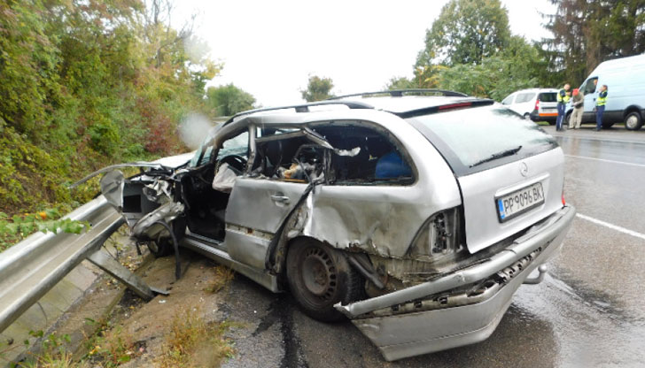 Отново тежък инцидент на пътяШофьорът, причинил катастрофата, е с положителен