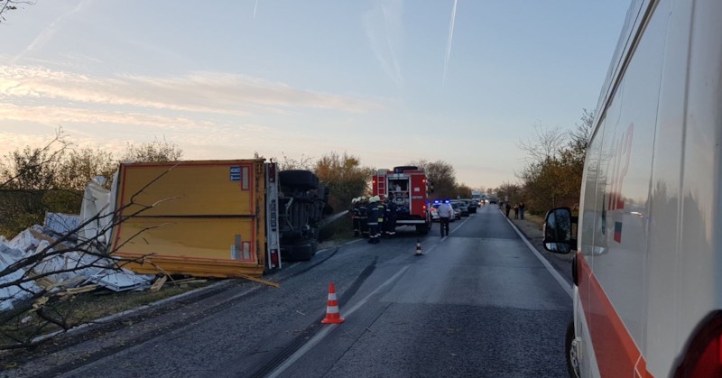 Инцидентът е в района между село Поликраище и разклона за село