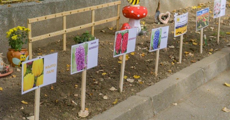 Учебното заведение е оборудвано и със съвсем нов детски еко
