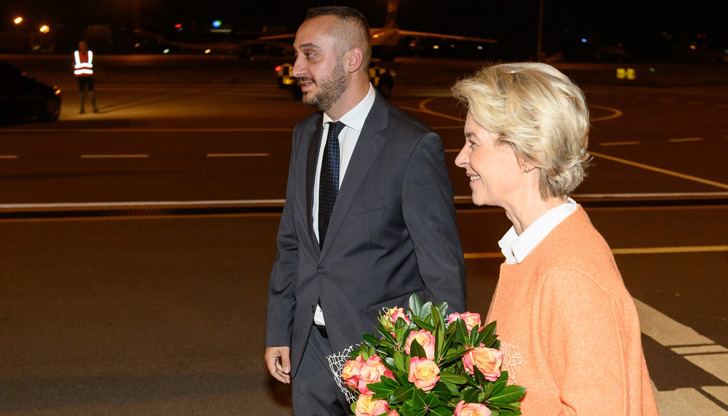 По този повод в София пристигна Урсула фон дер ЛайенСлед