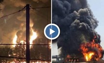Пожар избухна в петролен склад в Русия