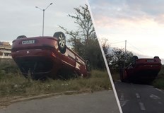 Пътят не е затворен за движение  но автомобилът е запушил велоалеятаЛек