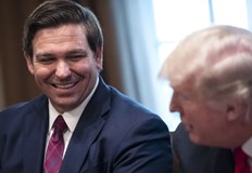 Бившият президент на САЩ Доналд Тръмп гласува за негоРон ДеСантис