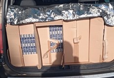 Всичките 40 000 къса цигари са били в в товарния отсек