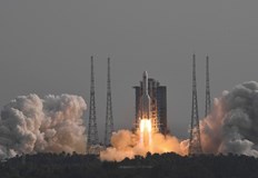 Корабът  наречен  Тянчжоу 5 Небесен господар 5 ще се скачи скоро с китайската космическа