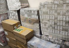 Цигарите са конфискуваниПри съвместна проверка митническите служители и граничните полицаи