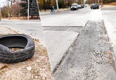 Намазаните с асфалт разкопки на ВиК Русе създават сериозни
