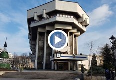 Украсяват 7 метрова жива елха пред сградата на ОбщинатаЗапочна украсяването на Коледната