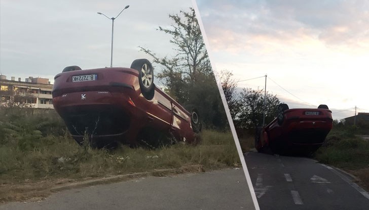Инцидентът е станал в района на детелината на слизане към булевард "България"
