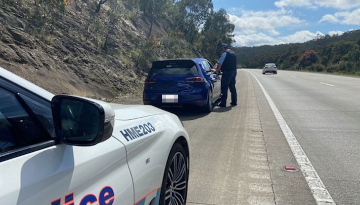 Водачът е карал със 170км/ч над ограничението Водачът е карал със 170км/ч над ограничението