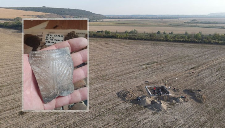 По време на проучванията в местността „Таш баир“ археолозите от България и Германия се натъкнаха на т. нар. рондел
