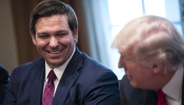 Бившият президент на САЩ Доналд Тръмп гласува за него