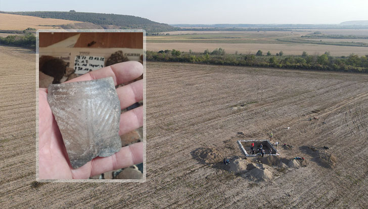 По време на проучванията в местността Таш баир“ археолозите от България и