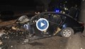 Леко се отърва 20-годишният шофьор, който размаза БМВ-то си на булевард "Липник"